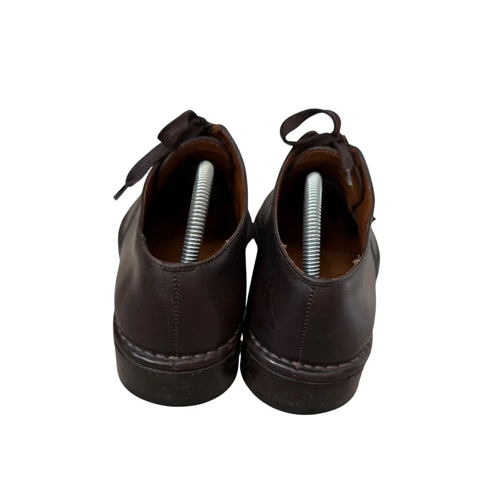 John Varvatos Men's Shoes Leather Derby Oxford Made in Italy Brown size 8